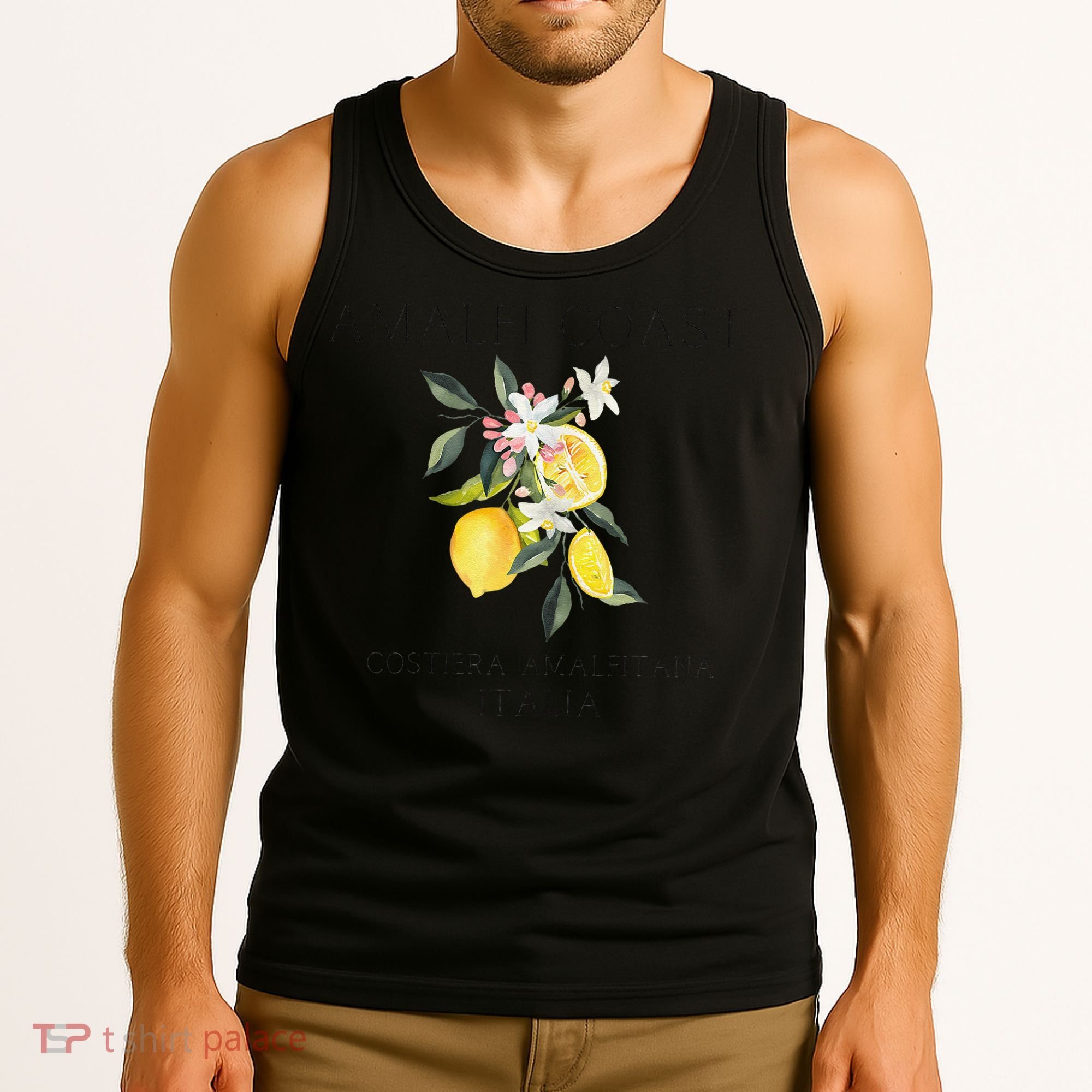 Amalfi Coast Lemons Amalfiana Italy Tank Top