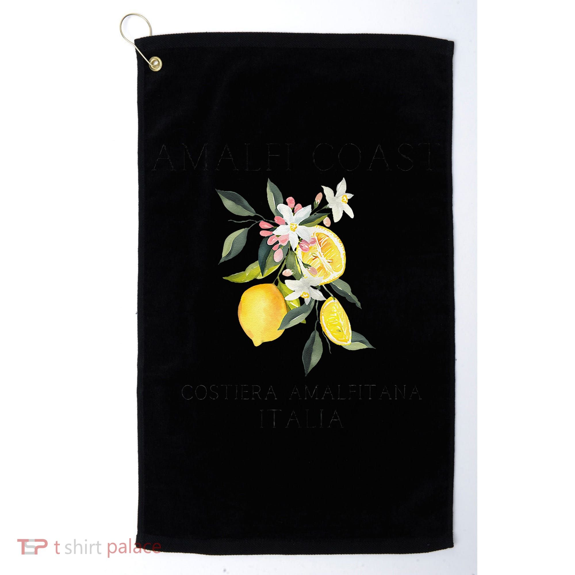 Amalfi Coast Lemons Amalfiana Italy Golf Towel