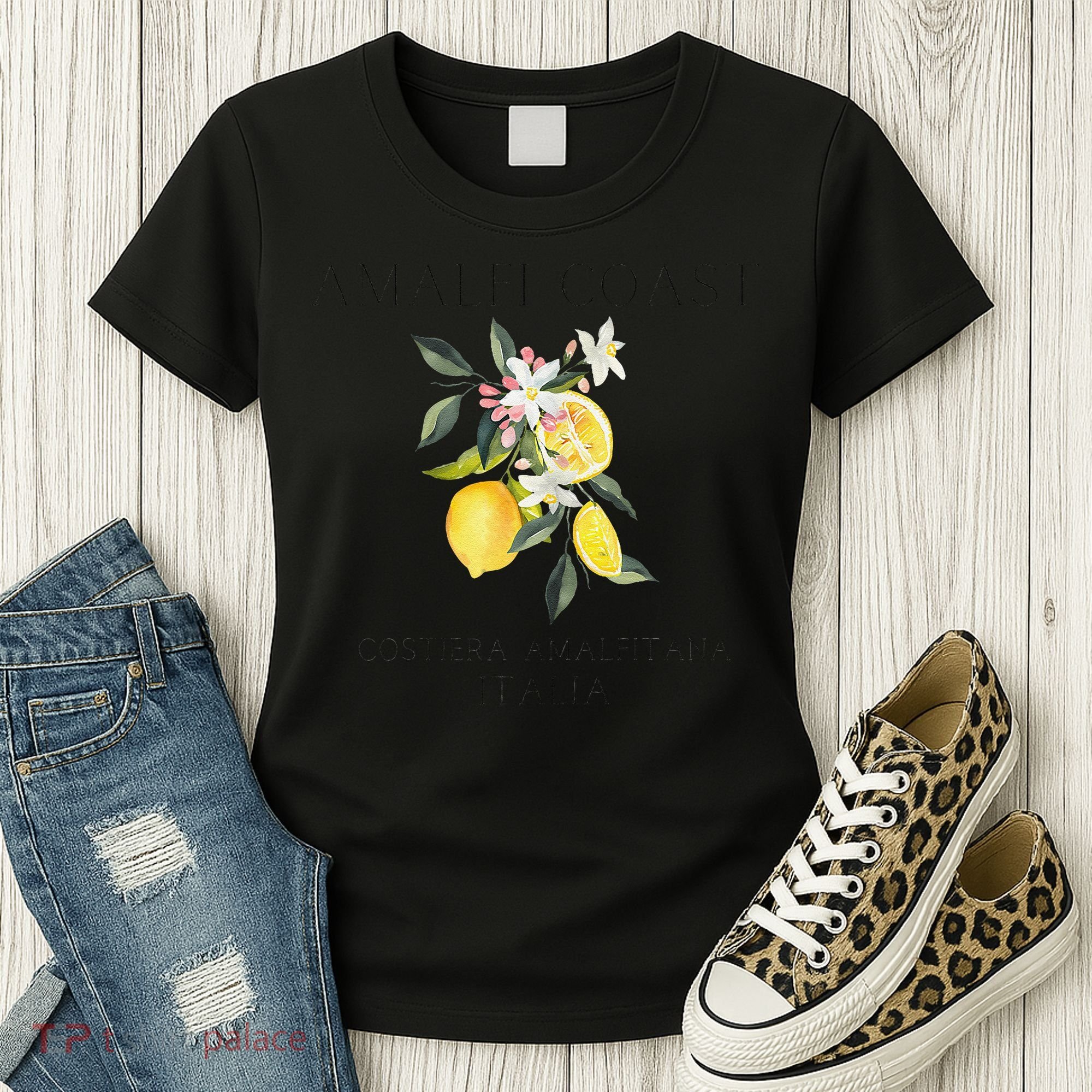 Amalfi Coast Lemons Amalfiana Italy Women's T-Shirt