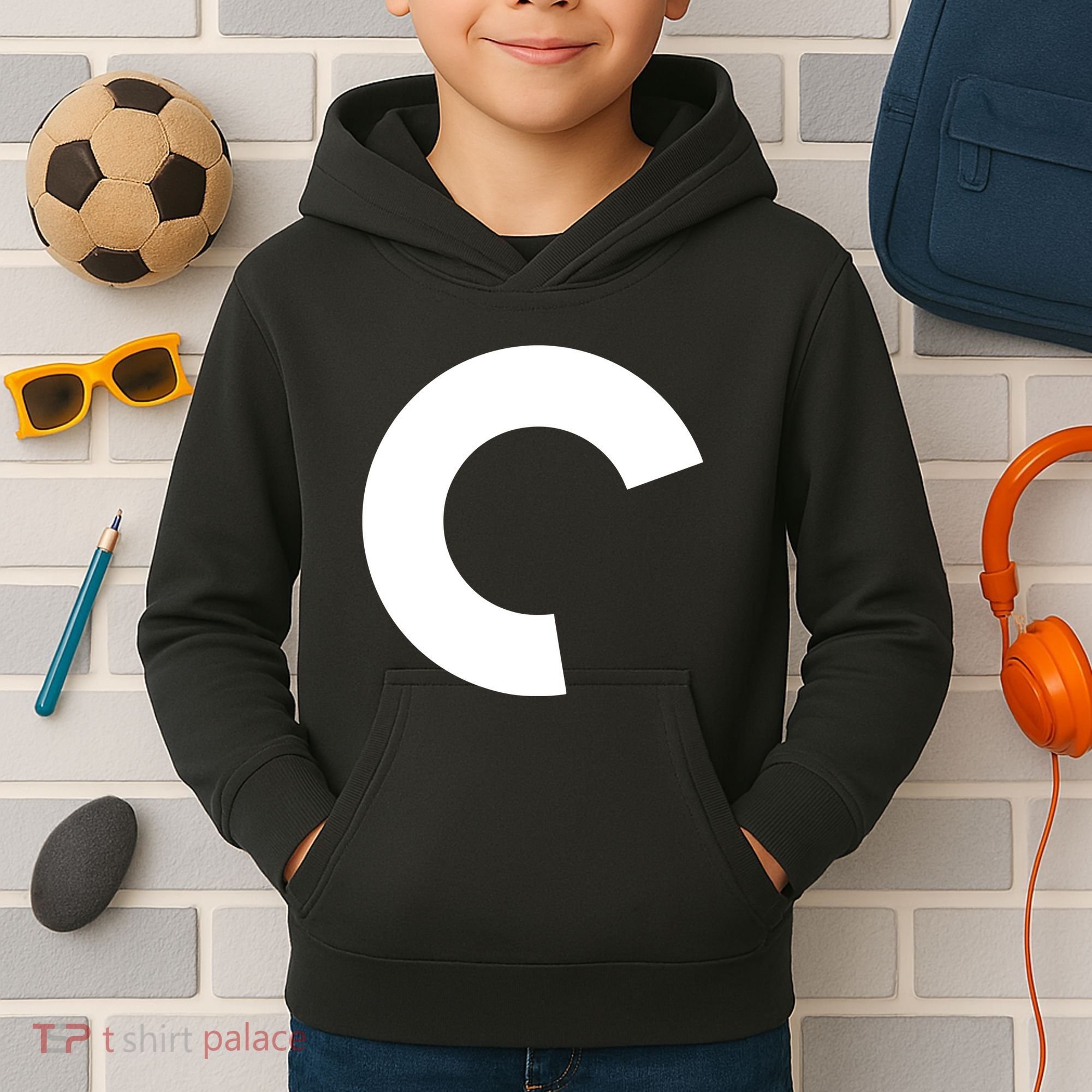 Aqua Criterion Logo Kids Hoodie
