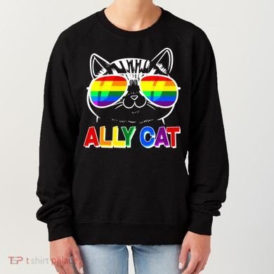 Ally Cat LGBT Pride Women's Sweatshirt