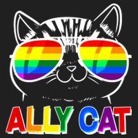 Ally Cat LGBT Pride Women's Sweatshirt thumb 2