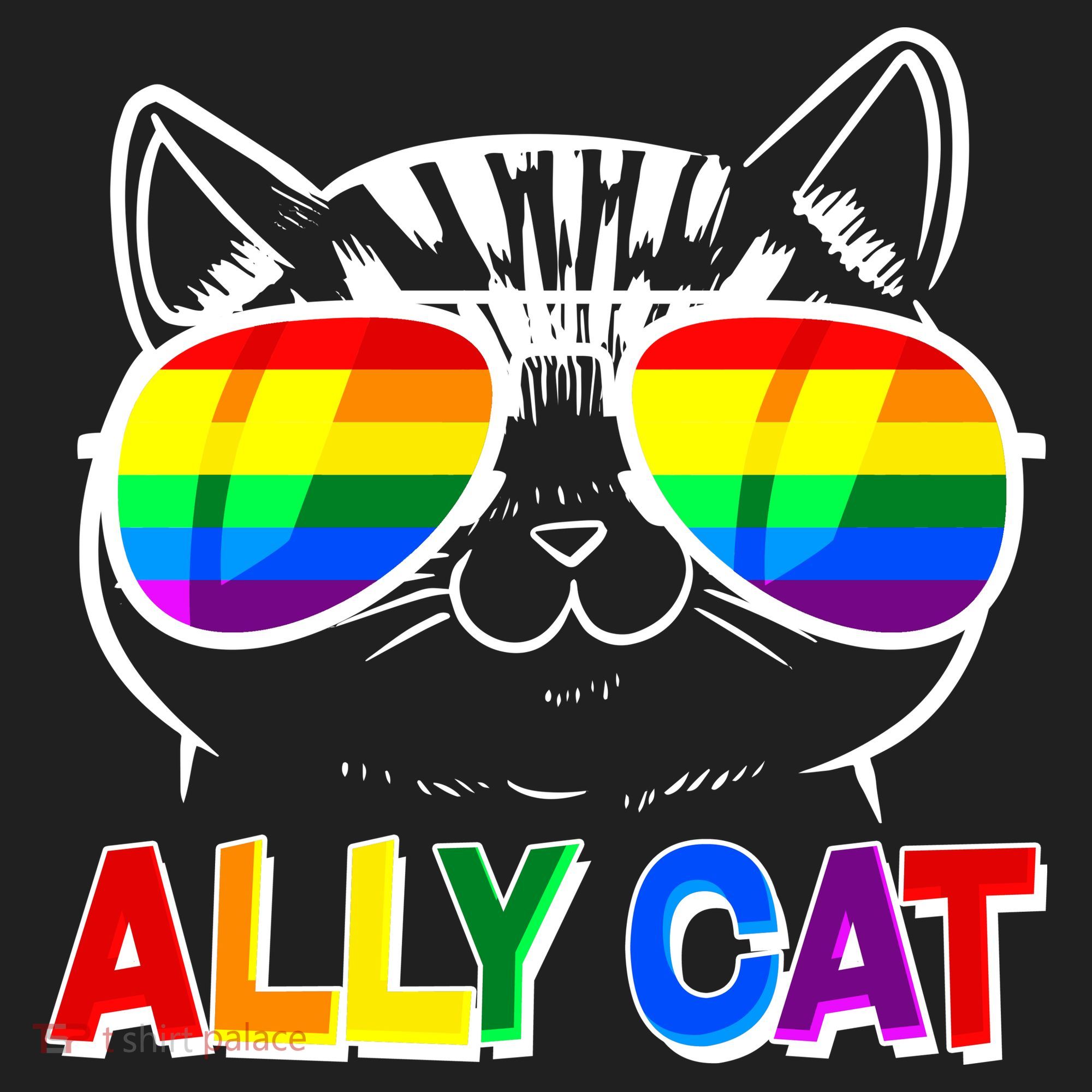 Ally Cat LGBT Pride Women's Sweatshirt