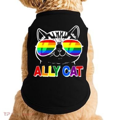 Ally Cat LGBT Pride Doggie Tank