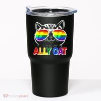 Ally Cat LGBT Pride Tumbler thumb 0