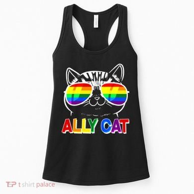 Ally Cat LGBT Pride Women's Tank Top