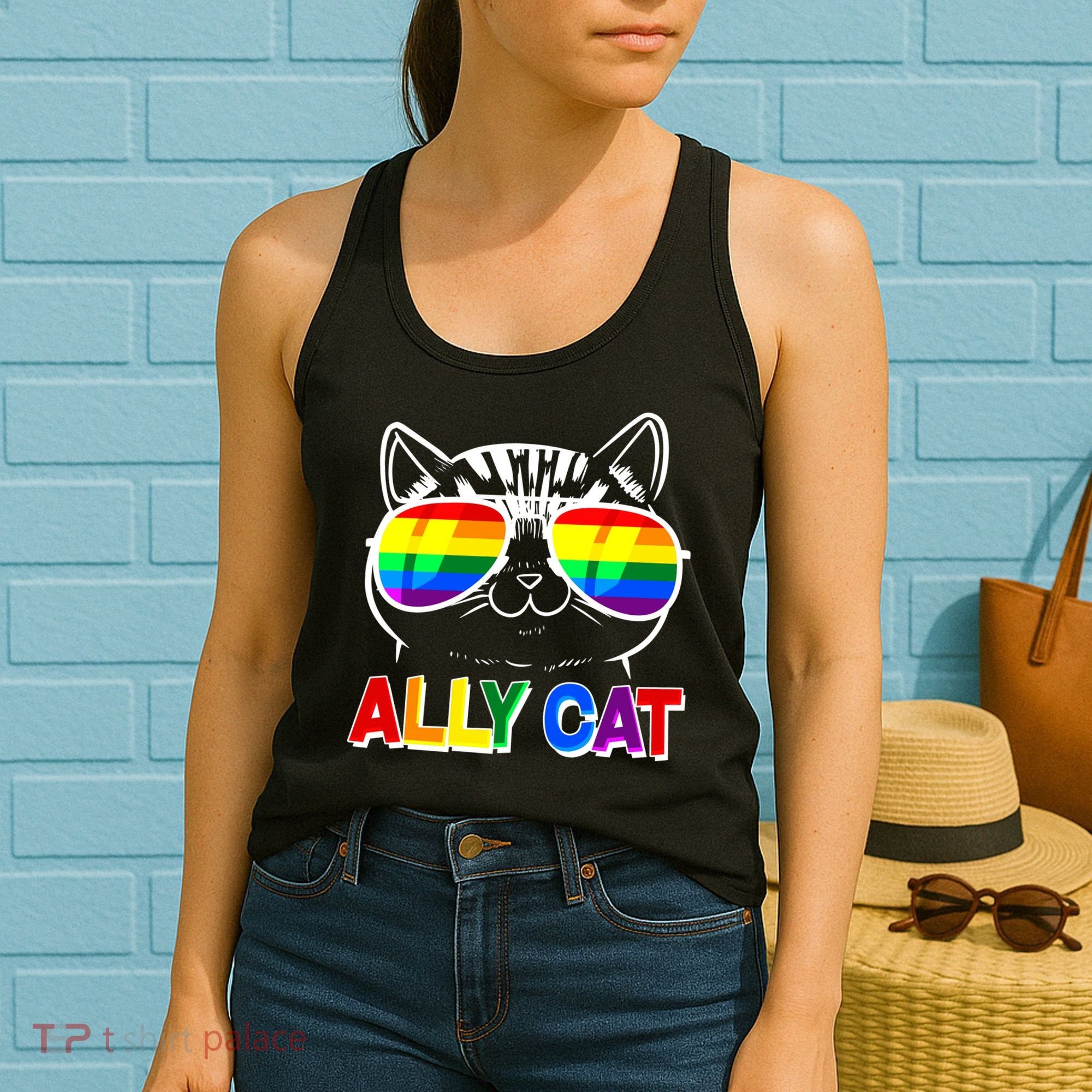 Ally Cat LGBT Pride Women's Tank Top