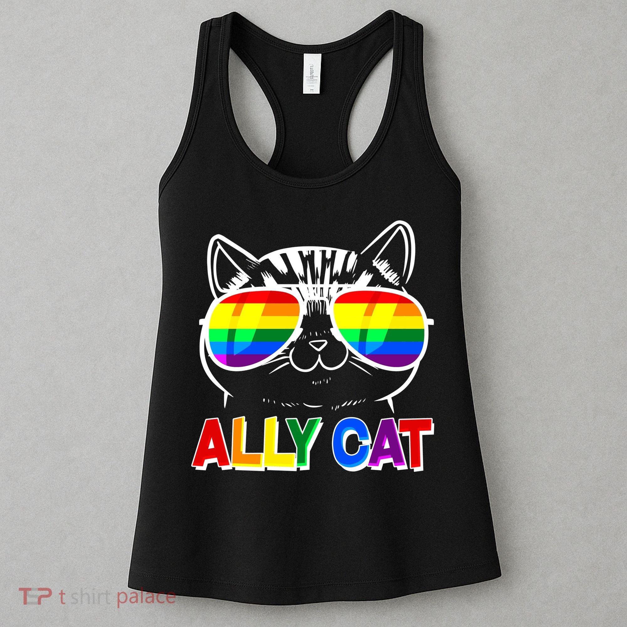 Ally Cat LGBT Pride Women's Tank Top
