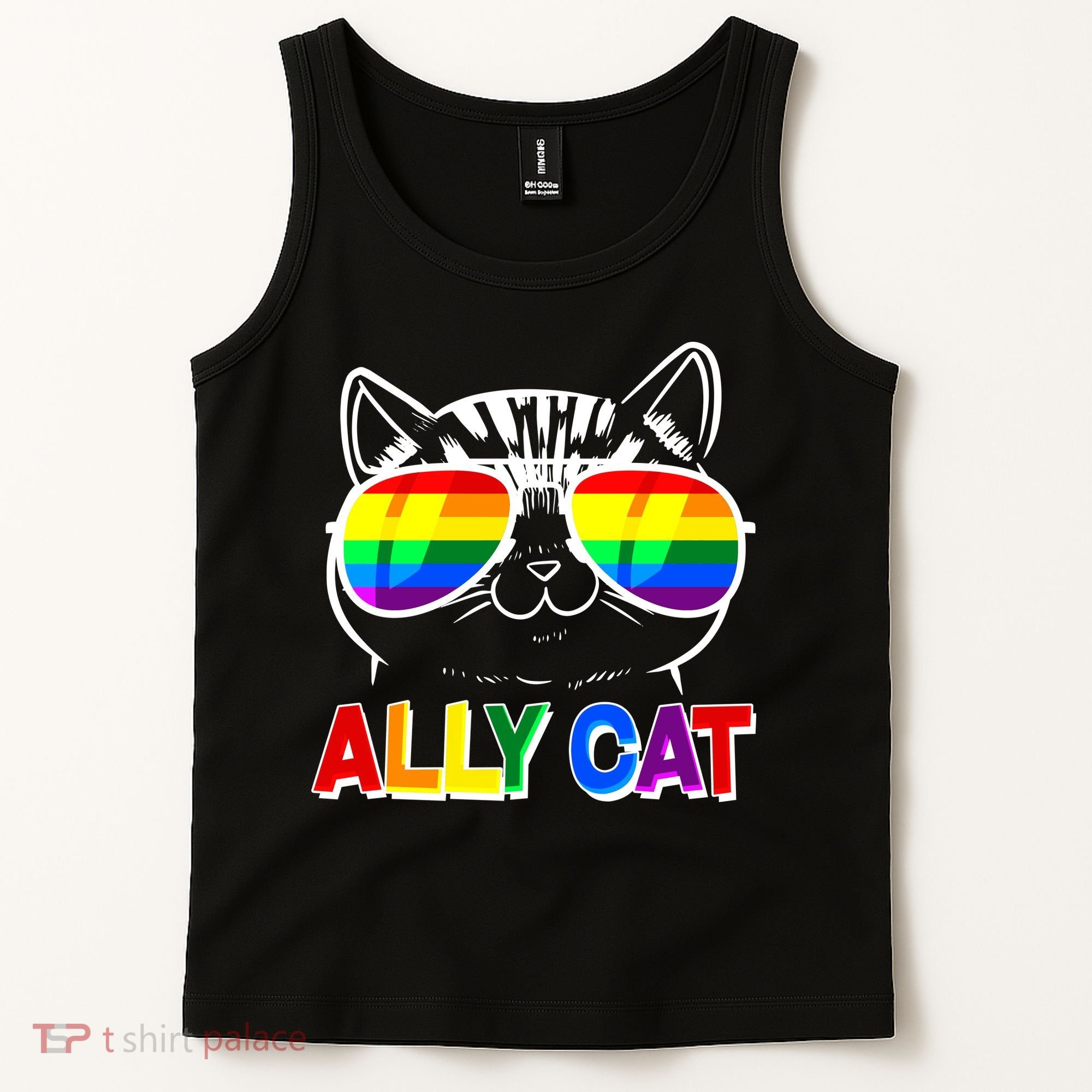 Ally Cat LGBT Pride Tank Top