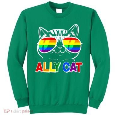 Ally Cat LGBT Pride Sweatshirt