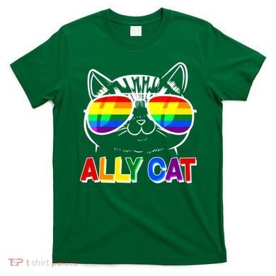 Ally Cat LGBT Pride T-Shirt
