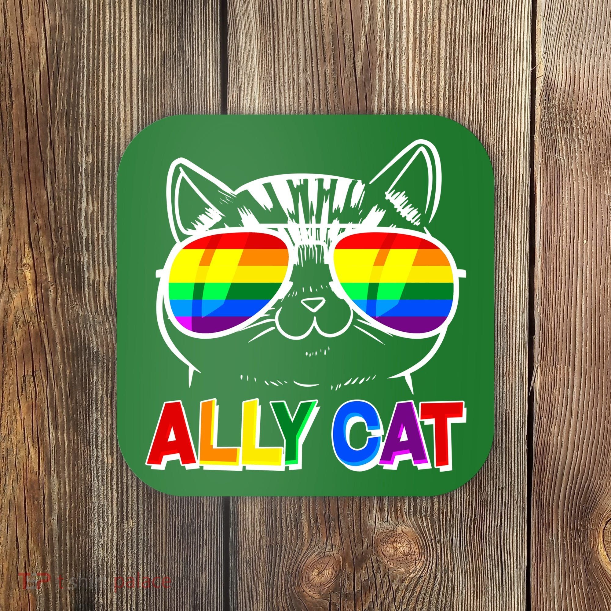 Ally Cat LGBT Pride Coaster