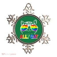 Ally Cat LGBT Pride Ornament thumb 0