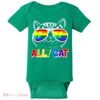 Ally Cat LGBT Pride Baby Bodysuit thumb 0