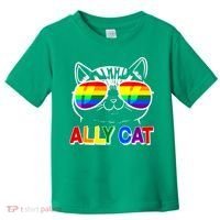Ally Cat LGBT Pride Toddler T-Shirt thumb 0
