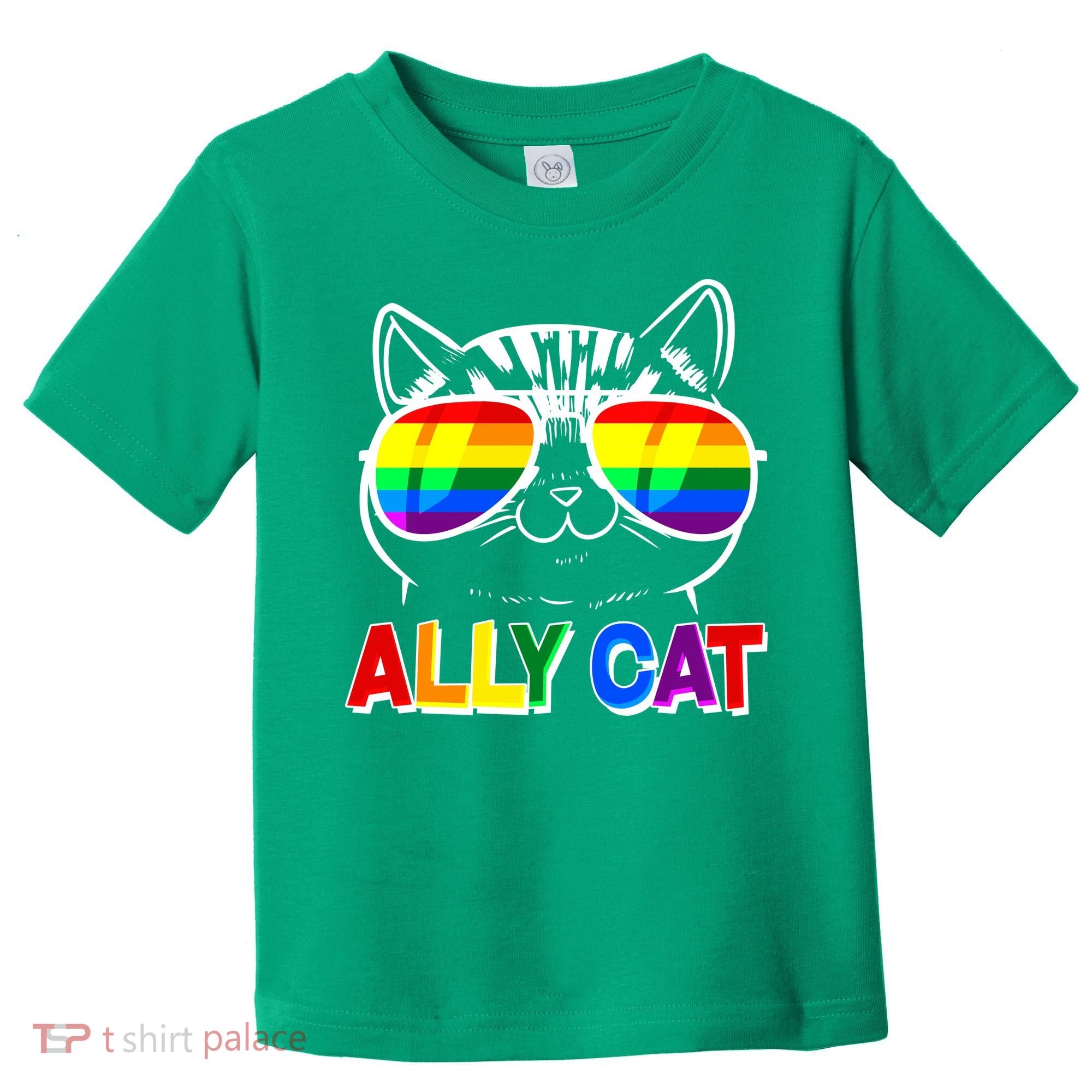 Ally Cat LGBT Pride Toddler T-Shirt