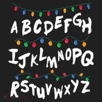 Alphabet Christmas Lights Stranger Women's Sweatshirt thumb 2