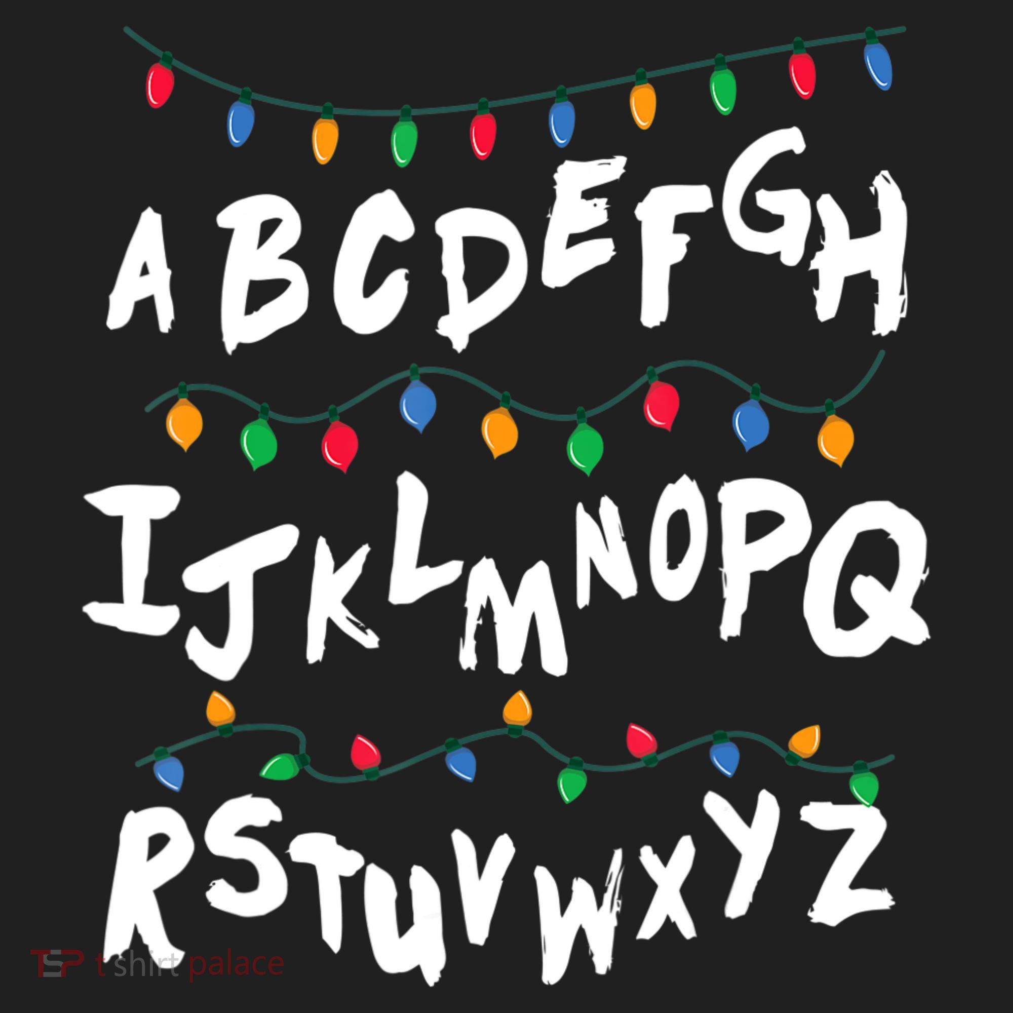 Alphabet Christmas Lights Stranger Women's Sweatshirt