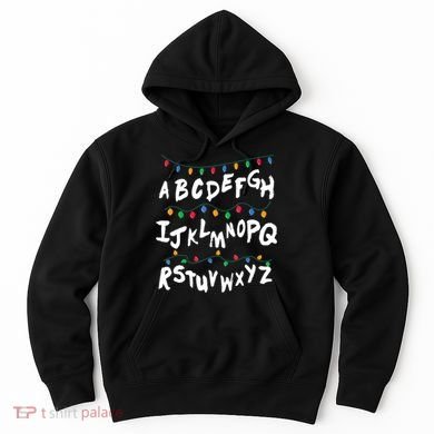 Alphabet Christmas Lights Stranger Hoodie