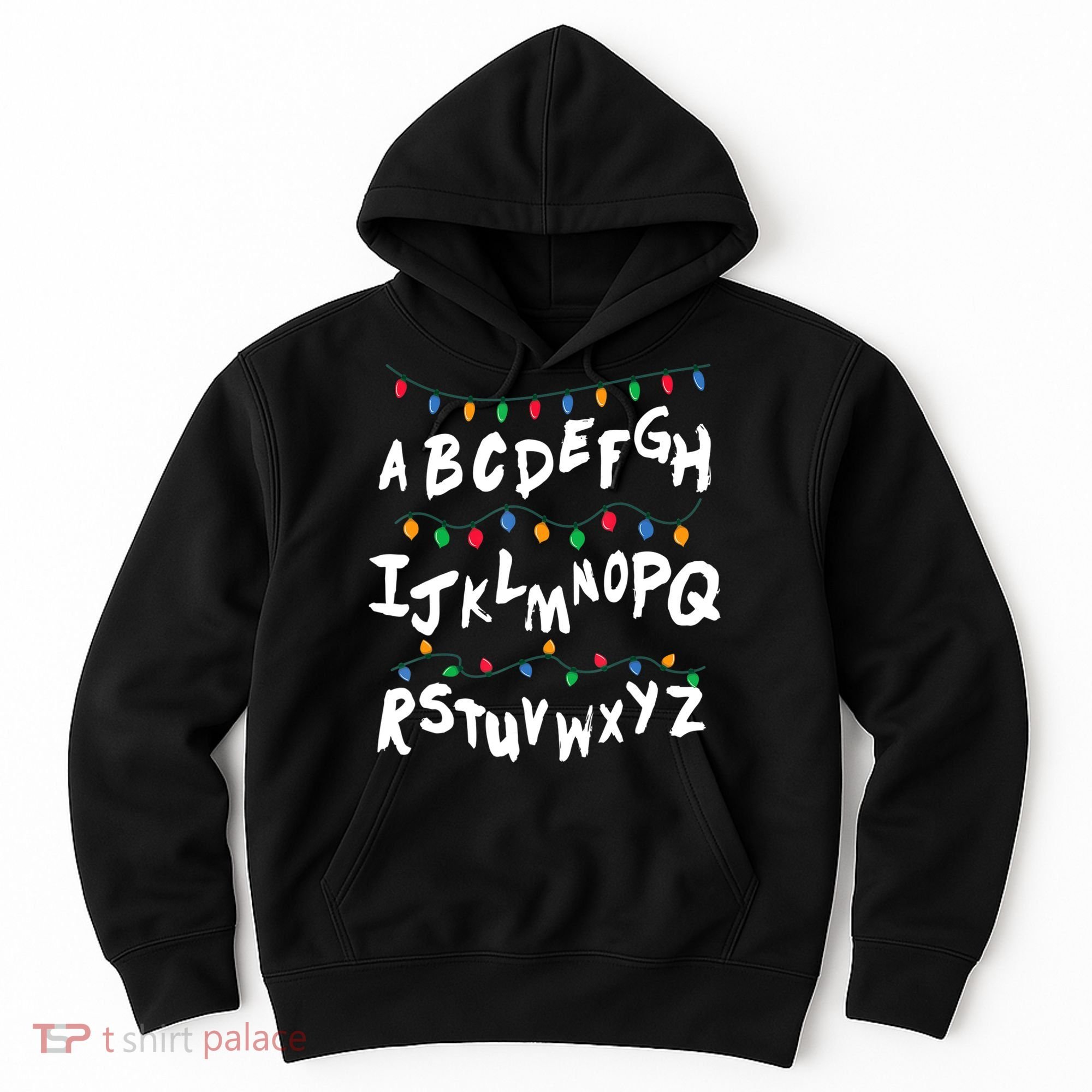 Alphabet Christmas Lights Stranger Hoodie