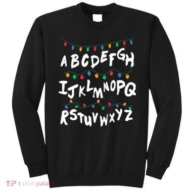 Alphabet Christmas Lights Stranger Sweatshirt