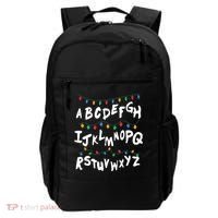 Alphabet Christmas Lights Stranger Backpack thumb 0