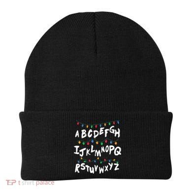 Alphabet Christmas Lights Stranger Beanie