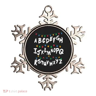 Alphabet Christmas Lights Stranger Ornament