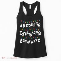 Alphabet Christmas Lights Stranger Women's Tank Top thumb 0
