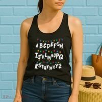 Alphabet Christmas Lights Stranger Women's Tank Top thumb 2