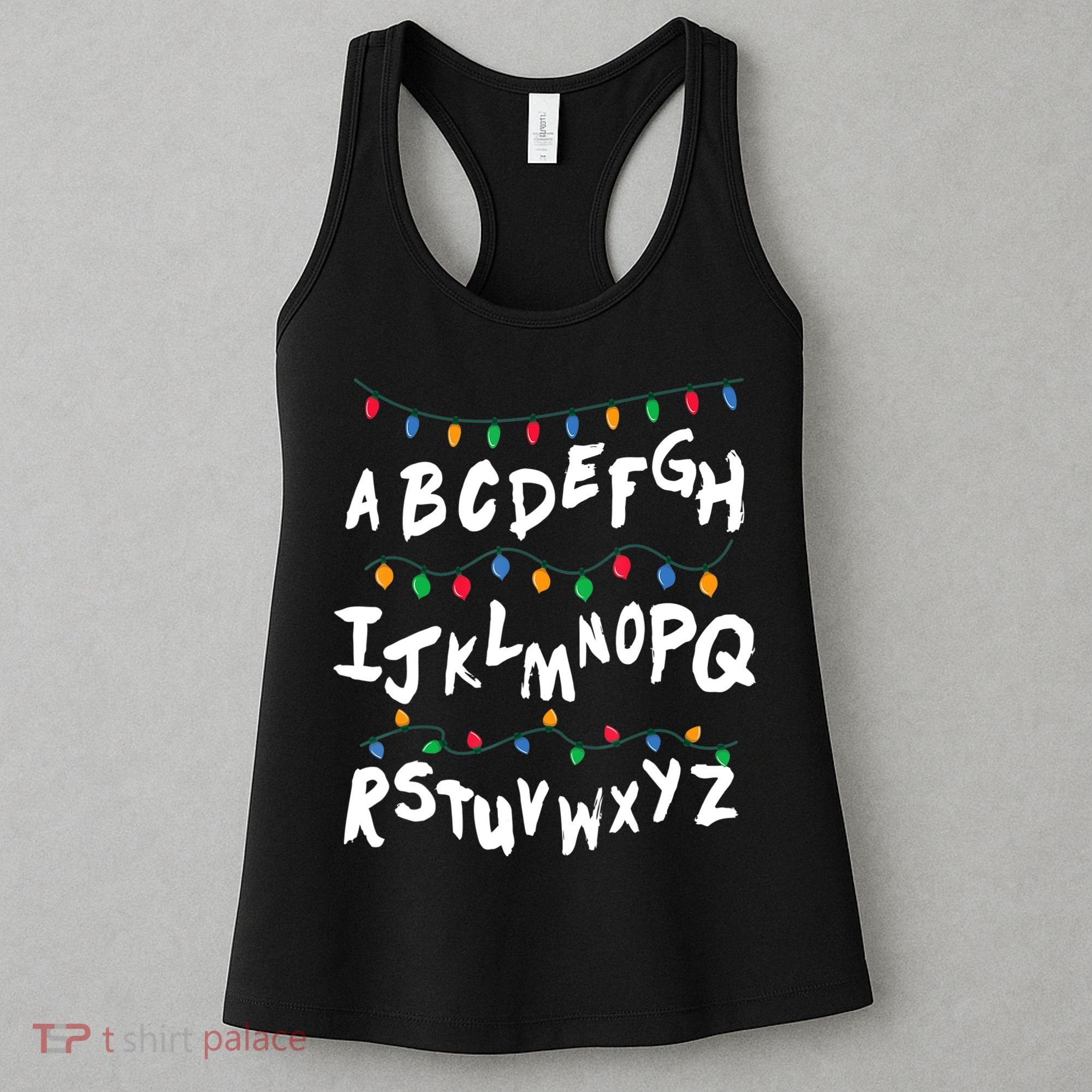 Alphabet Christmas Lights Stranger Women's Tank Top