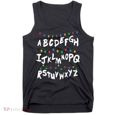 Alphabet Christmas Lights Stranger Tank Top