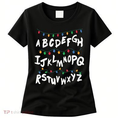 Alphabet Christmas Lights Stranger Women's T-Shirt