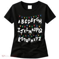 Alphabet Christmas Lights Stranger Women's T-Shirt thumb 0