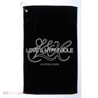Alessia Cara Love & Hyperbole Golf Towel thumb 0