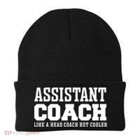 Assistant Coach Like A Head Coach But Cooler Cool Gift Beanie thumb 0