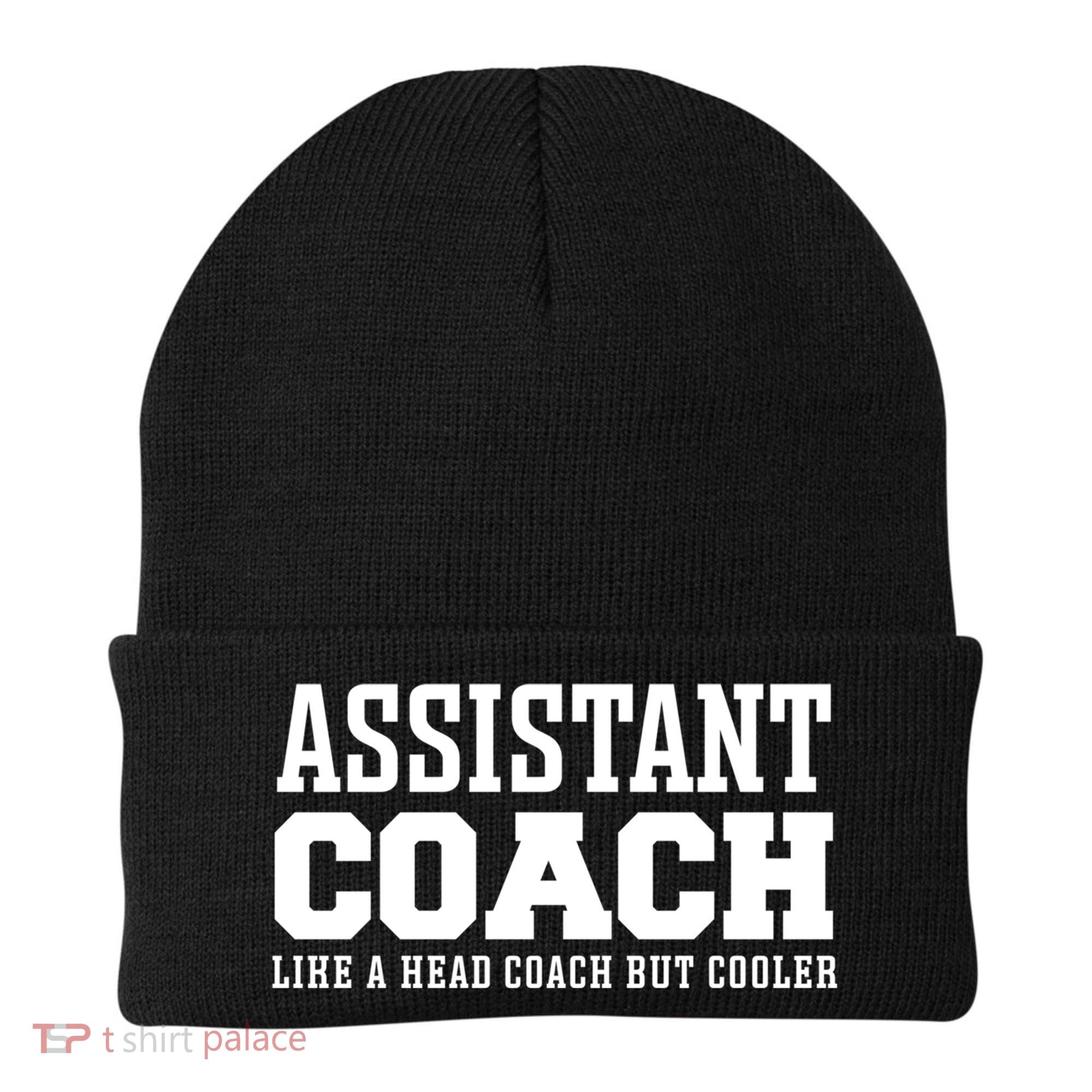 Assistant Coach Like A Head Coach But Cooler Cool Gift Beanie