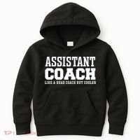 Assistant Coach Like A Head Coach But Cooler Cool Gift Kids Hoodie thumb 0