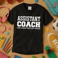 Assistant Coach Like A Head Coach But Cooler Cool Gift Kids T-Shirt thumb 3