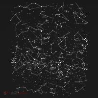 Astronomy Constellations Map, Stars Galaxy Celestial Women's Hoodie thumb 2