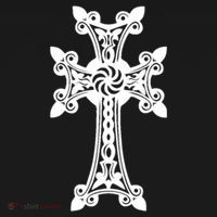 Arian Cross Meaningful Gift Aria Khachkar Meaningful Gift Cross Stone Symbol Mea Bucket Hat thumb 4