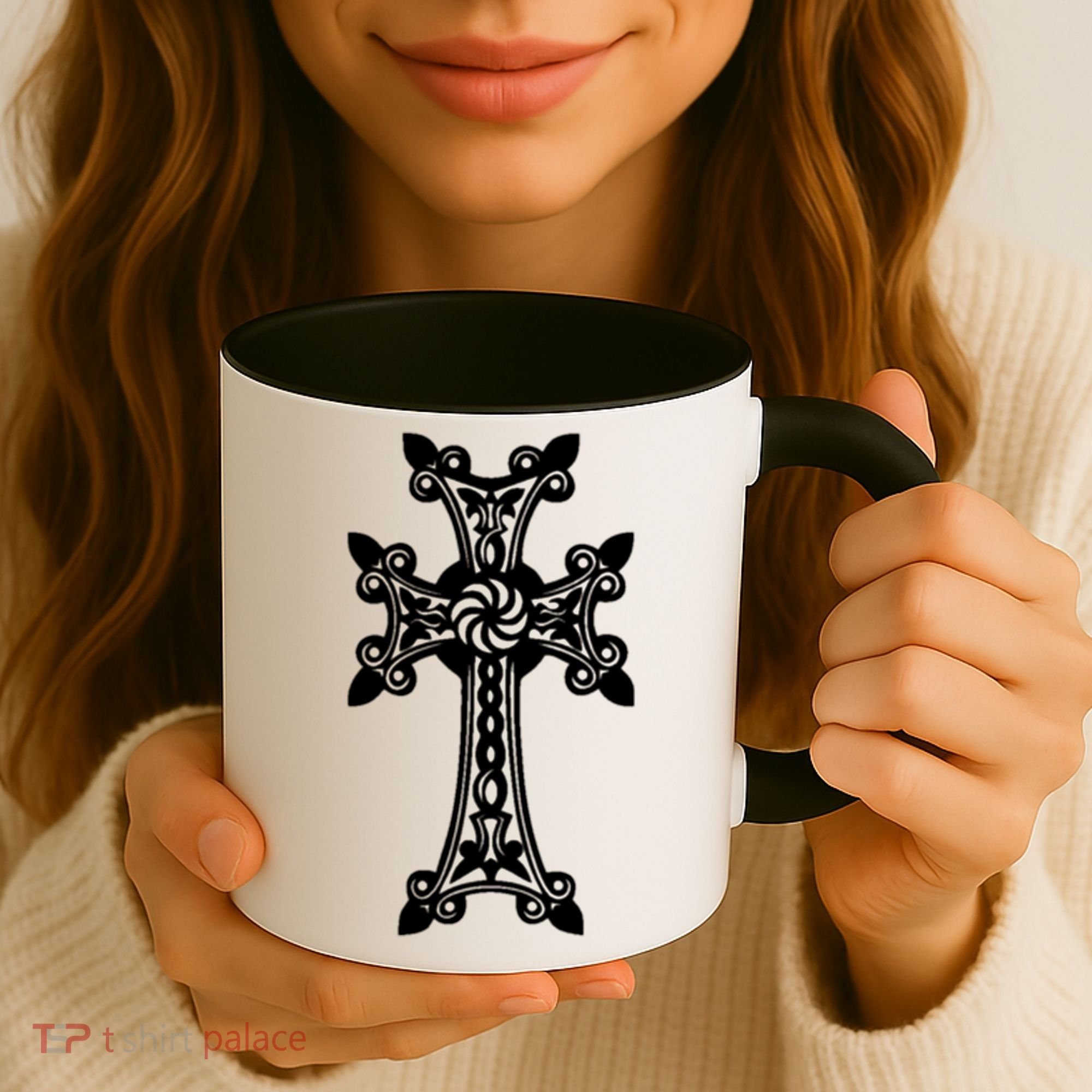 Arian Cross Meaningful Gift Aria Khachkar Meaningful Gift Cross Stone Symbol Mea Coffee Mug