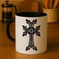 Arian Cross Meaningful Gift Aria Khachkar Meaningful Gift Cross Stone Symbol Mea Coffee Mug thumb 4