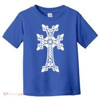 Arian Cross Meaningful Gift Aria Khachkar Meaningful Gift Cross Stone Symbol Mea Toddler T-Shirt thumb 0