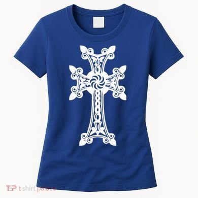Arian Cross Meaningful Gift Aria Khachkar Meaningful Gift Cross Stone Symbol Mea Women's T-Shirt