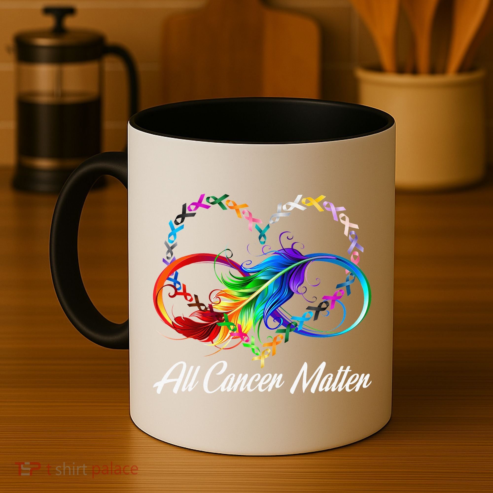 All Cancer Matters Awareness Day Heartbeat Coffee Mug