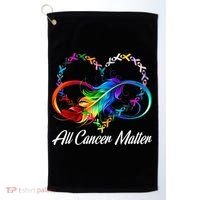 All Cancer Matters Awareness Day Heartbeat Golf Towel thumb 0