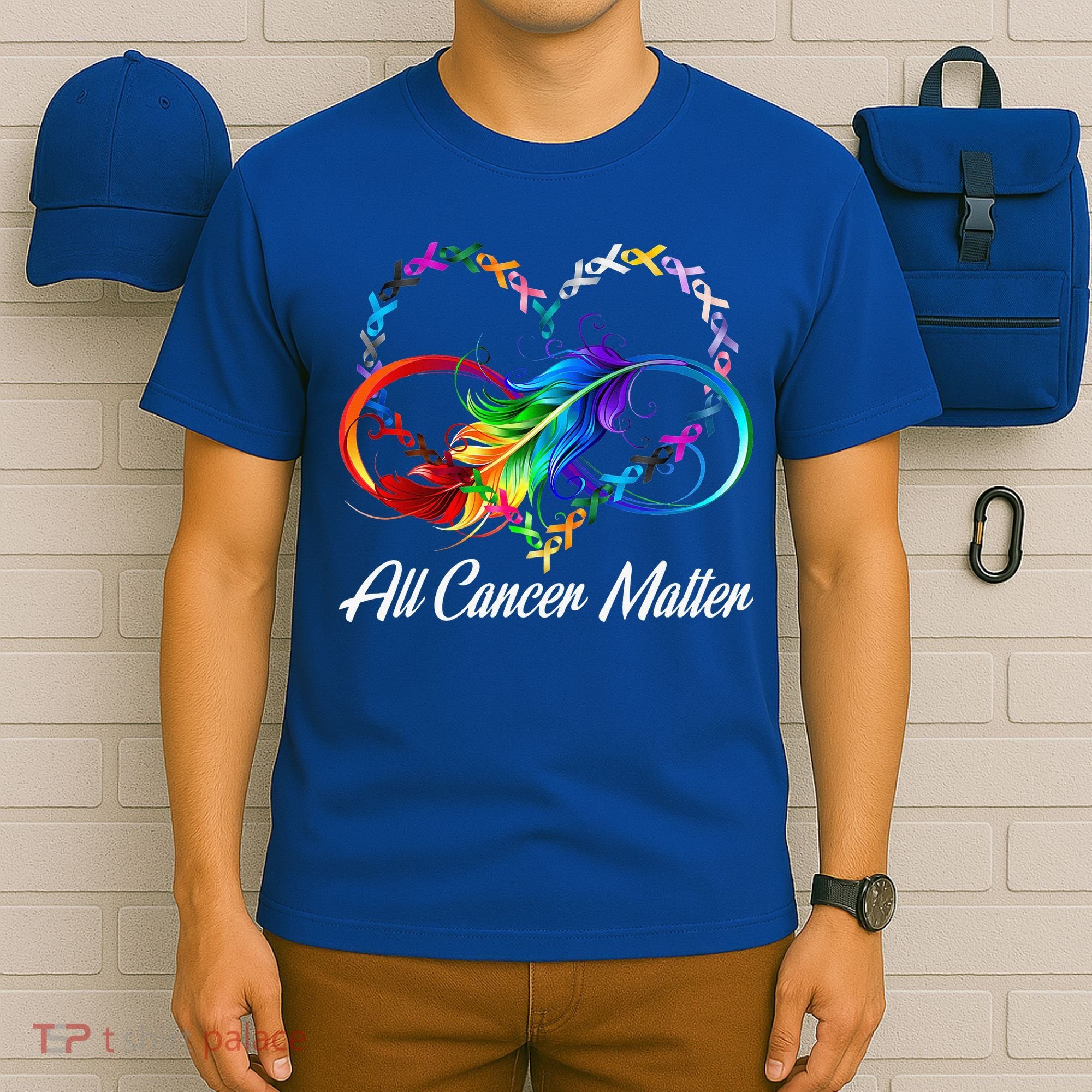 All Cancer Matters Awareness Day Heartbeat T-Shirt