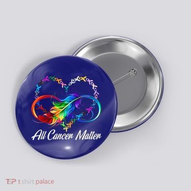 All Cancer Matters Awareness Day Heartbeat Button