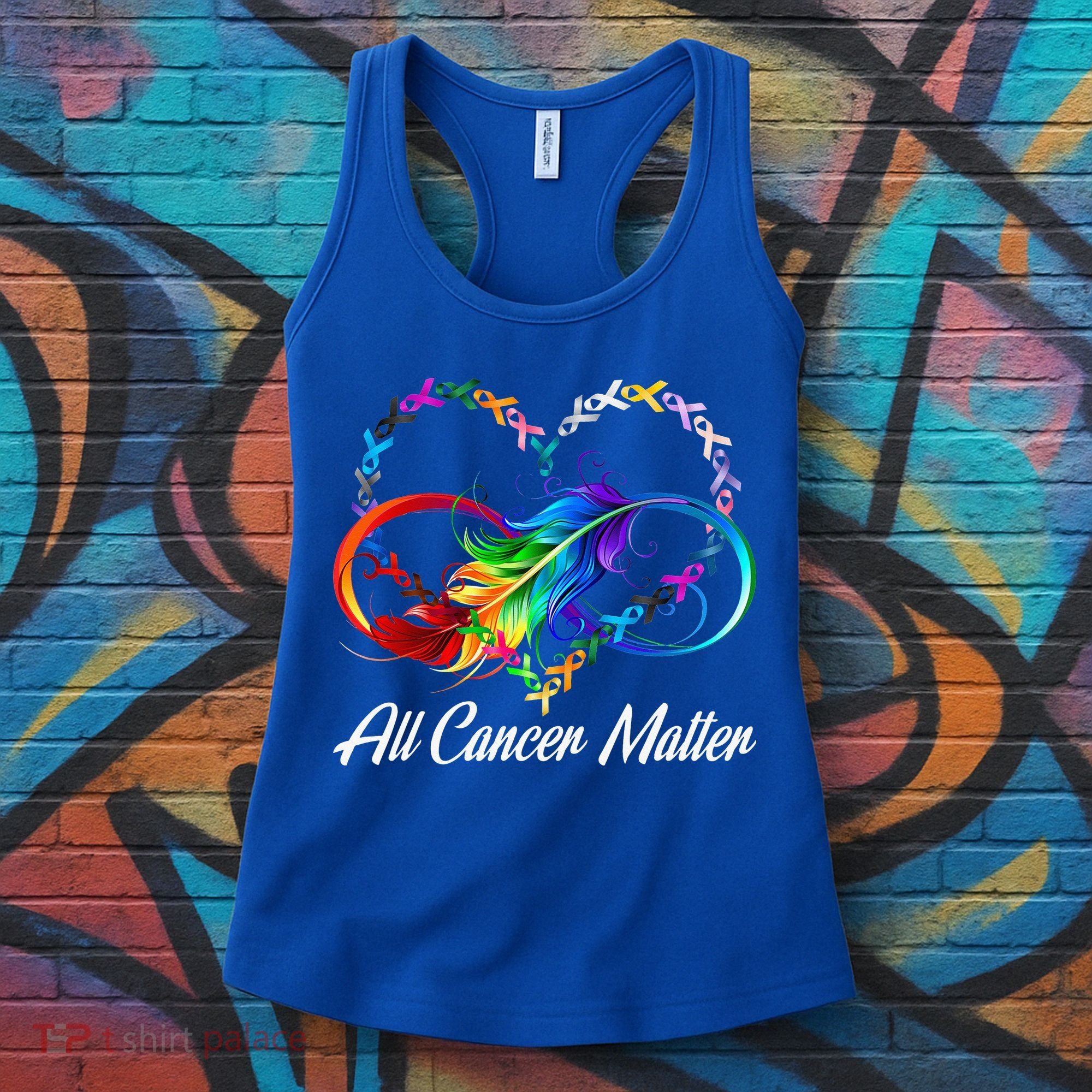 All Cancer Matters Awareness Day Heartbeat Women's Tank Top